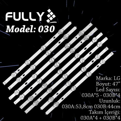 FULLY SET-030 LG 47 INC 4A+4B ADET (SET) TV LED BAR