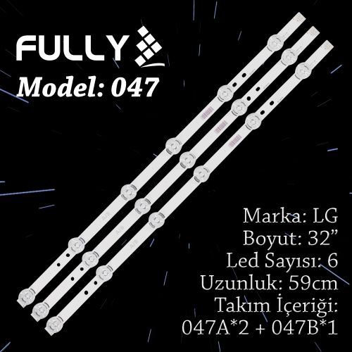 FULLY-SET-047 LG 32 INC 2A+1B 3 ADET (SET) BAKALİT TV LED BAR