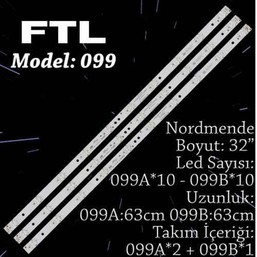 FTL SET-099 SANYO/TCL 32 INC / ADET (SET) TV LED BAR