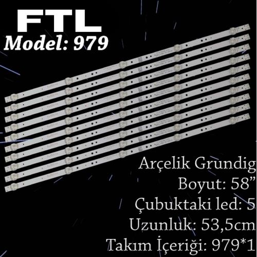 FTL SET-979 ARÇELİK 58 INC 10 ADET (SET) TV LED BAR