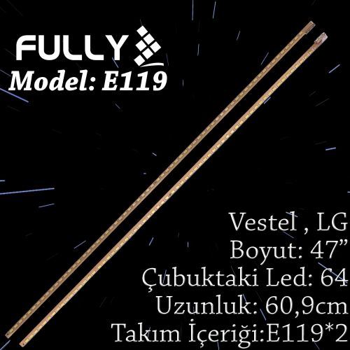 FULLY-ELED-119 LG 47 INC 1R+1L ADET (SET) TV LED BAR