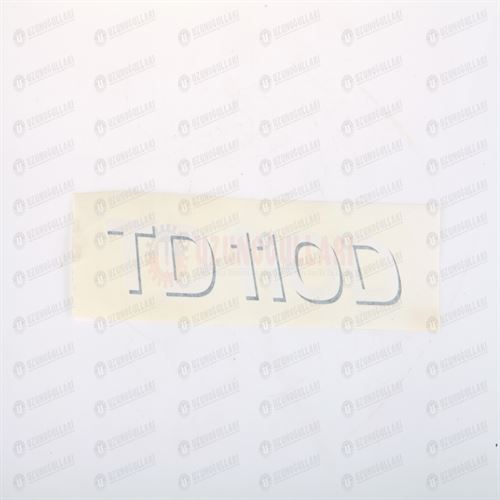 84575231 TD110 D MODEL ETİKET 1