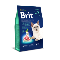 Brit Premium By Nature Hassas Sindirime Sahip Kediler İçin, Kuzu Etli Kuru Mama 8 kg 1