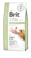 Brit Veterinary Diet Diyabet Rahatsızlığı Olan Köpekler İçin, Tahılsız, Hindi Etli Ve Bezelyeli Kuru Mama 12 kg 1