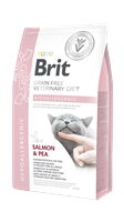 Brit Veterinary Diet Dermatitli Ve Gıda Alerji Rahatsızlıkları Olan Kediler İçin, Tahılsız, Hipoalerjenik Somon Balıklı Ve Bezelyeli Kuru Mama 2 kg 1