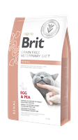 Brit Veterinary Diet Kronik Böbrek Yetmezliği Rahatsızlığı Olan Kediler İçin, Tahılsız, Yumurtalı Ve Bezelyeli Kuru Mama 2 kg 1