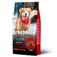 Prochoice Yetişkin Köpekler İçin, Hipoalerjenik, Kuzu Etli Ve Pirinçli Kuru Mama 3 kg 1