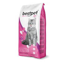 Bestpet Yetişkin Seçici Kediler İçin Tavuk Etli Kuru Mama 15 kg 1