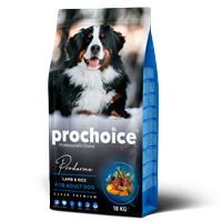 Prochoice Yetişkin Köpekler İçin, Hipoalerjenik, Kuzu Etli Ve Pirinçli Kuru Mama 18 kg 1