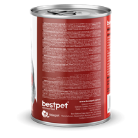 Bestpet Yetişkin Kediler İçin, Taze Sığır Parça Etli Ve Soslu Yaş Mama 400 gr 3