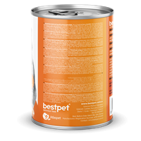 Bestpet Yetişkin Kediler İçin, Taze Somon Parça Etli Ve Soslu Yaş Mama 400 gr 3