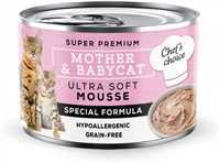 Chefs Choice Anne Ve Yavru Kediler İçin, Tahılsız, Hipoalerjenik, Tavuk Etli Ultra Yumuşak Püre 400 gr 1