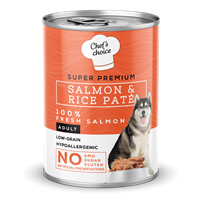 Chefs Choice Yetişkin Köpekler İçin, Hipoalerjenik, Somon Balıklı Ve Pirinçli Ezme 400 gr 1