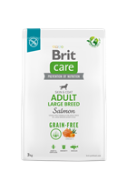 Brit Care Deri Ve Tüy Hassasiyeti Olan, Büyük Irk Yetişkin Köpekler İçin, Tahılsız, Somonlu Kuru Mama 3 kg 2