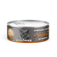 Prochoice Shredded, Tahılsız, Hipoalerjenik, Tiftiklenmiş Tavuk Etli Ve Karidesli Yaş Kedi Maması 70 gr 1