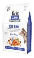 Brit Care Yavru Kediler İçin, Tahılsız, Hipoalerjenik, Taze Somonlu Kuru Mama 2 kg 1