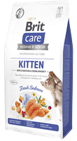 Brit Care Yavru Kediler İçin, Tahılsız, Hipoalerjenik, Taze Somonlu Kuru Mama 7 kg 1