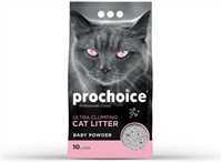 Prochoice Ekstra Topaklanan Bebek Pudrası Parfümlü Bentonit Kedi Kumu 10 lt 1
