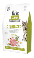 Brit Care Kısırlaştırılmış Kediler İçin, Tahılsız, Hipoalerjenik, Domuz Etli Kuru Mama 2 kg 1