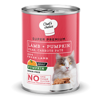 Chefs Choice Yetişkin Kediler İçin, Tahılsız, Hipoalerjenik, Kuzu Etli, Balkabaklı, Bezelyeli Ve Havuçlu Ezme 400 gr 1