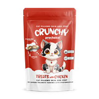 Prochoice Crunchy Skin & Coat, Kediler için Tüy Kaybını Önlemeye Yardımcı Tavuklu Çıtır Atıştırmalık 60gr 1