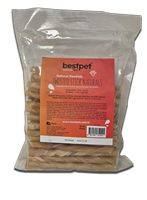 Bestpet Twisted Stick Naturals, %100 Doğal Deri Burgu Köpek Ödül Çubuğu 350 gr 2