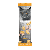 Prochoice Softy Bites Chicken & Cheese Kediler için Yumuşak Atıştırmalık 10 gr x 24 adet 1