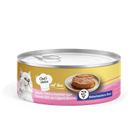 Chefs Choice Vet Line Yavru Kediler için Tavuk Etli & Ciğerli Ezme Yaş Mama 80 gr 1