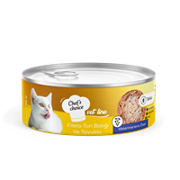 Chefs Choice Vet Line Fileto Ton Balıklı & Tavuk Etli Yaş Kedi Maması 70 gr 1