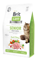 Brit Care Kilo Kontrolü İhtiyacı Olan Yaşlı Kediler İçin, Tahılsız, Hipoalerjenik, Taze Tavuk Etli Kuru Mama 2 kg 1