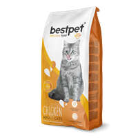 Bestpet Yetişkin Kediler İçin Tavuk Etli Kuru Mama 15 kg 1