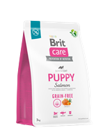 Brit Care Deri Ve Tüy Hassasiyeti Olan Yavru Köpekler İçin, Tahılsız, Somonlu Kuru Mama 3 kg 1