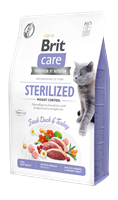 Brit Care Kilo Kontrolü İhtiyacı Olan Kısırlaştırılmış Kediler İçin, Tahılsız, Hipoalerjenik, Taze Ördek Etli Ve Hindi Etli Kuru Mama 2 kg 1