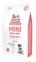Brit Care Mini Irk Yavru Köpekler İçin, Tahılsız, Hipoalerjenik Kuzu Etli Kuru Mama 2 kg 1