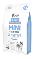 Brit Care Mini Irk Hassas Köpekler İçin, Tahılsız, Hipoalerjenik Geyik Etli Kuru Mama 2 kg 1
