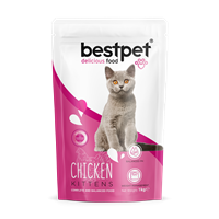 Bestpet Yavru Kediler İçin, Tavuk Etli Ve Pirinçli Kuru Mama 1 kg 1