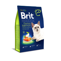 Brit Premium By Nature Kısırlaştırılmış Kediler İçin, Somon Balıklı Kuru Mama 8 kg 1