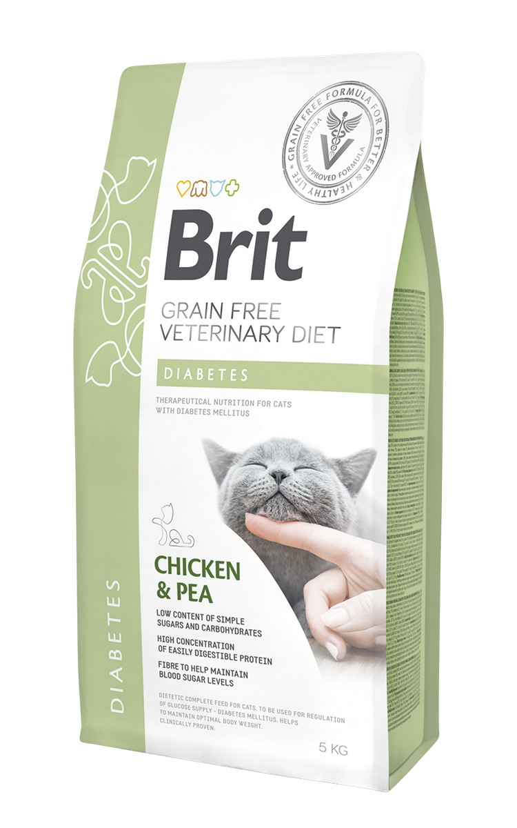 Brit Veterinary Diet Diyabet Rahatsızlığı Olan Köpekler İçin, Tahılsız, Hindi Etli Ve Bezelyeli Kuru Mama 12 kg 1