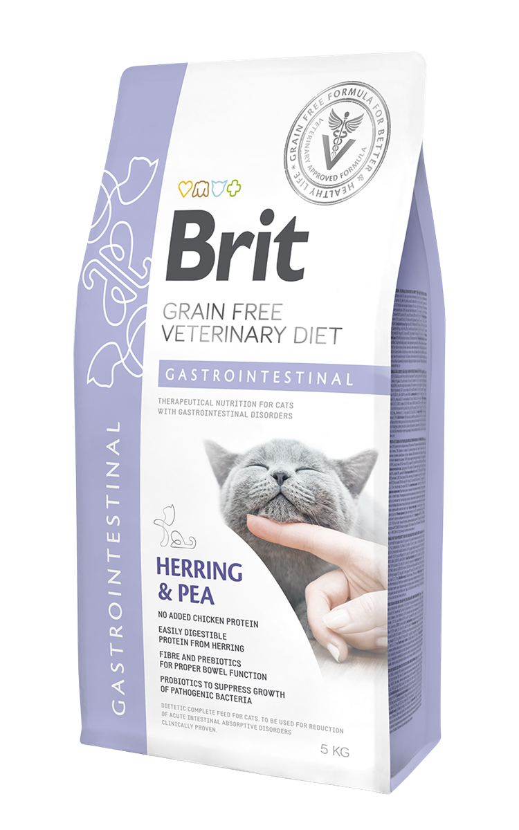 Brit Veterinary Diet Gastrointestinal Rahatsızlıkları Olan Köpekler İçin, Tahılsız, Ringa Balığı Ve Bezelyeli Kuru Mama 12 kg 1