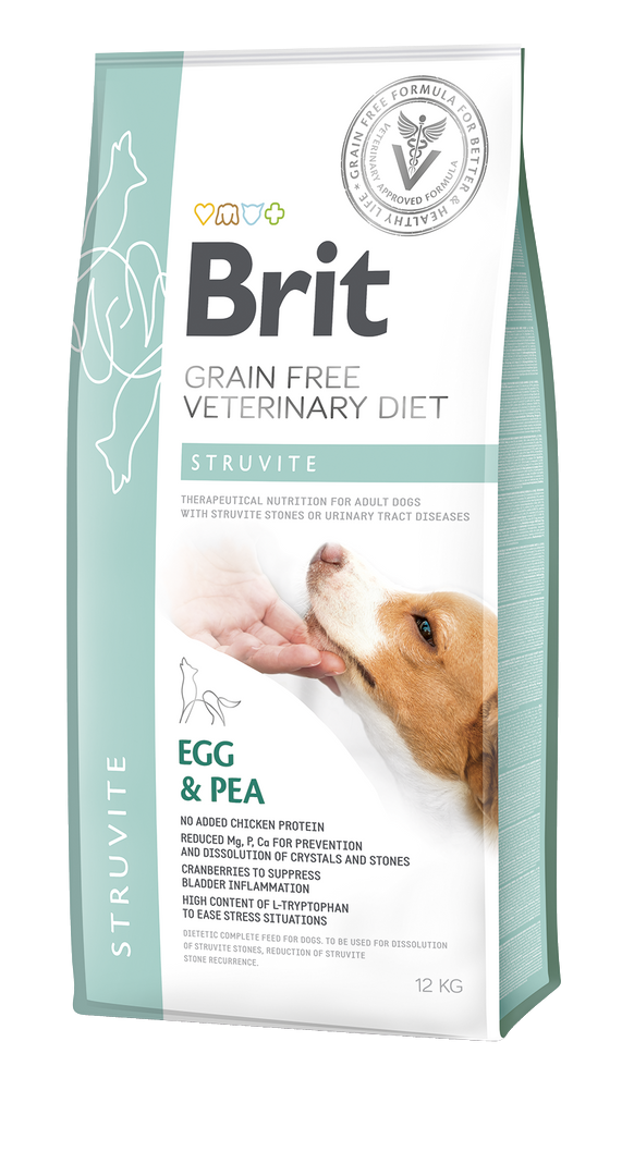 Brit Veterinary Diet Sutrivit Taşları Ve İdrar Yolu Rahasızlıkları Olan Köpekler İçin, Tahılsız, Tavuk Etli Ve Bezelyeli Kuru Mama 12 kg 1