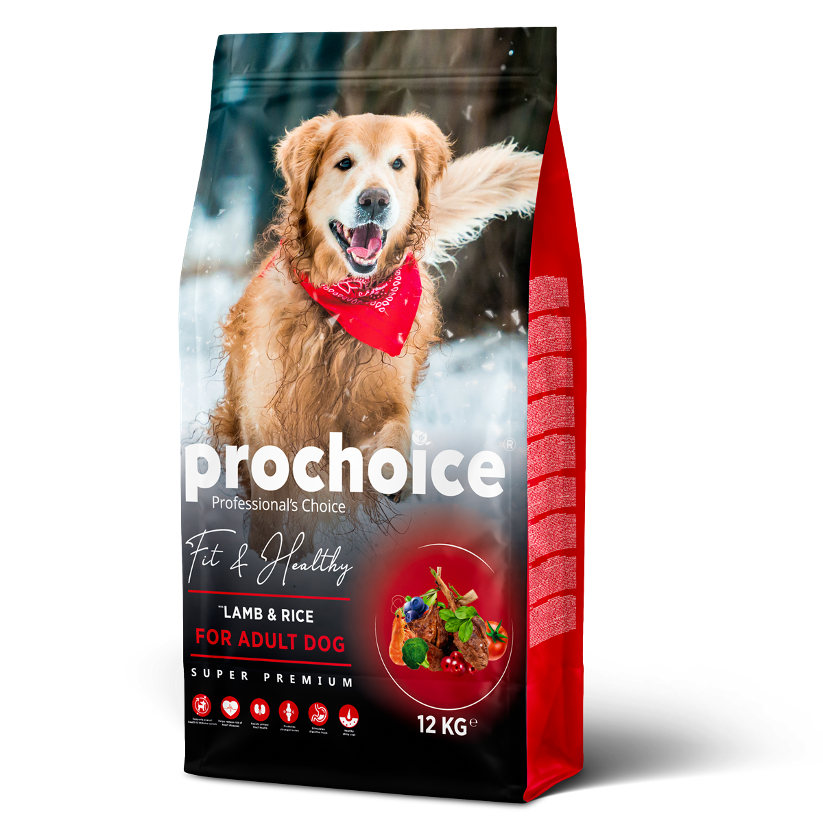 Prochoice Yetişkin Köpekler İçin, Hipoalerjenik, Kuzu Etli Ve Pirinçli Kuru Mama 3 kg 1
