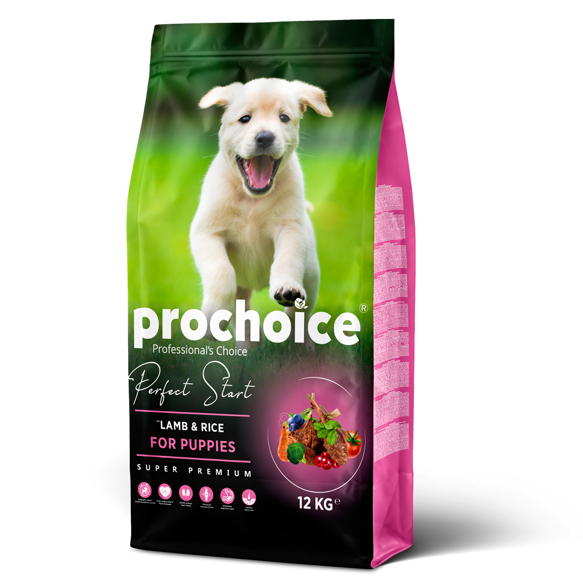 Prochoice Yavru Köpekler İçin, Hipoalerjenik, Kuzu Etli Ve Pirinçli Kuru Mama 12 kg 1