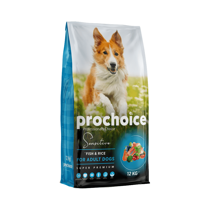 Prochoice Yetişkin Hassas Köpekler İçin, Hipoalerjenik, Balıklı Ve Pirinçli Kuru Mama 3 kg 1