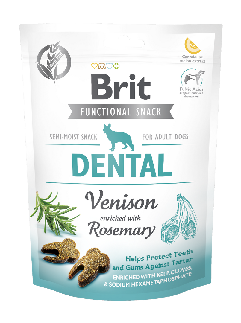 Brit Care Dişler Ve Diş Etlerini Korumak İçin, Tahılsız, Geyik Etli Ve Biberiyeli, Fonksiyonel Yetişkin Köpek Ödülü 150 gr 1