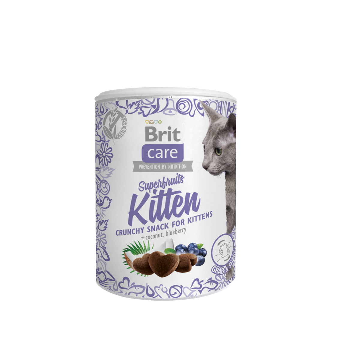 Brit Care Hindistan Cevizli Ve Yabanmersinli, Tahılsız, Kıtır Yavru Kedi Ödülü 100 gr 1