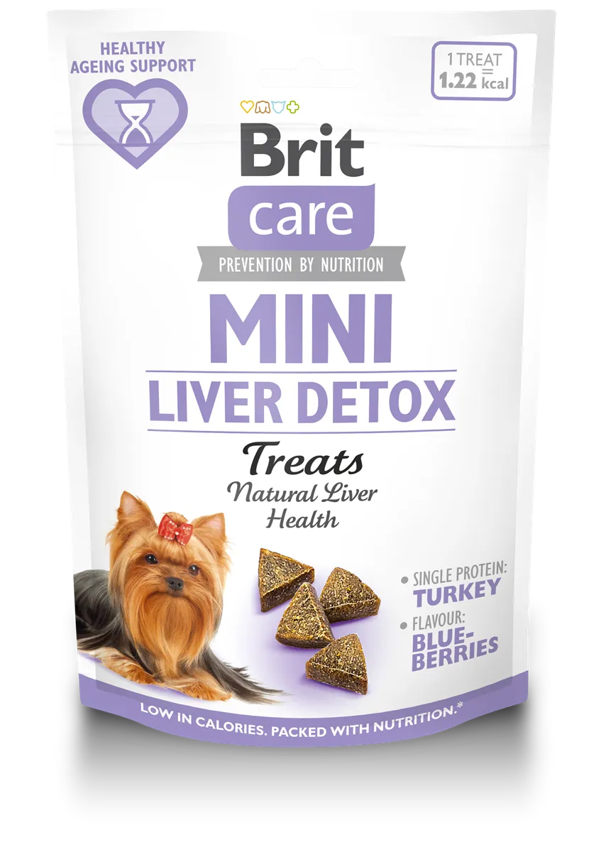 Brit Care Mini Irk Köpekler İçin Karaciğerin Korunmasına Yardımcı Yarı Nemli Fonksiyonel Ödül 50 gr 1