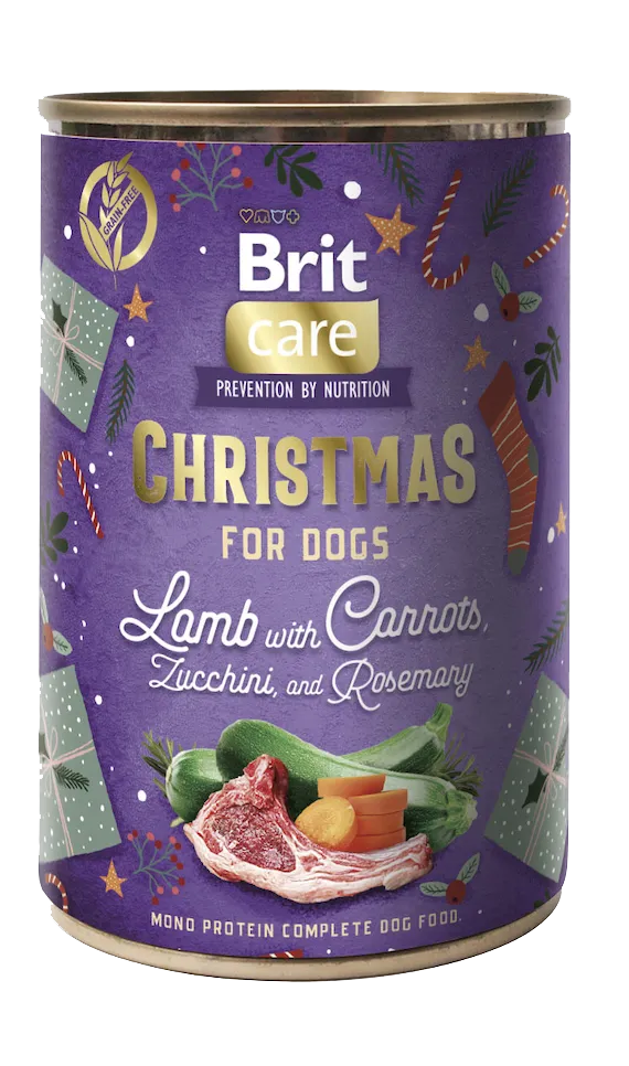 Brit Care Mono Protein Lamb, Yetişkin Köpekler için Kuzu Etli, Havuçlu, Kabaklı & Biberiyeli Yaş Mama 400 gr 1