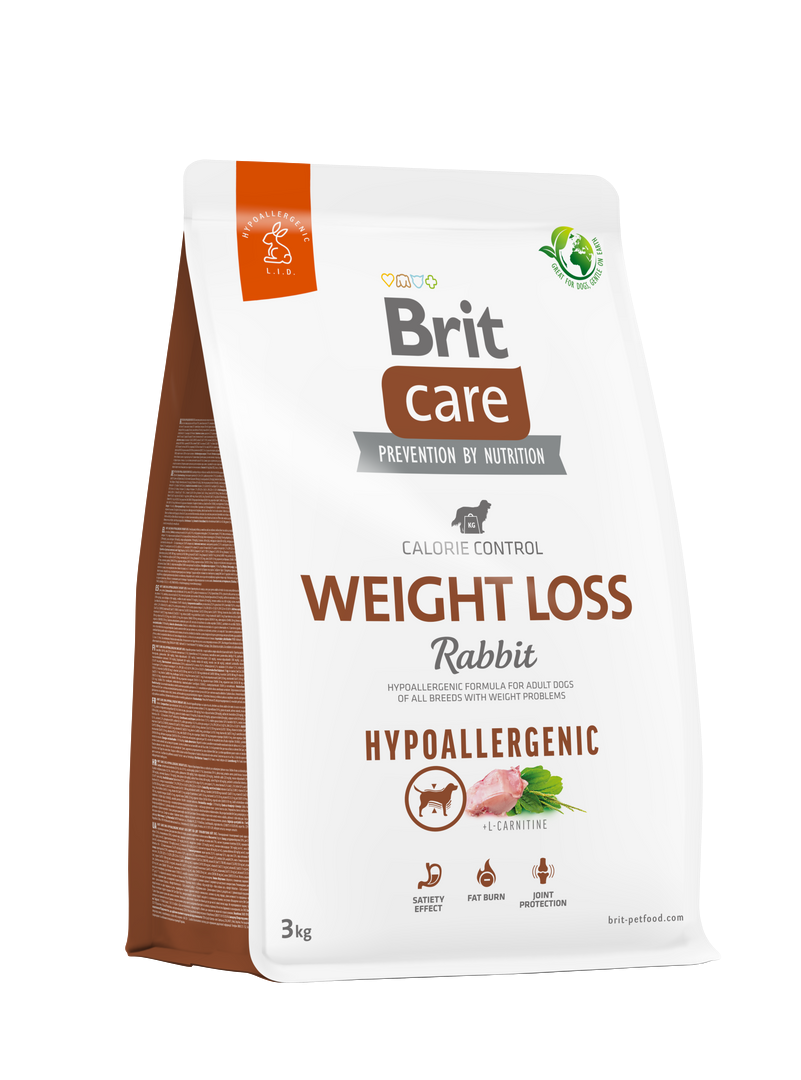 Brit Care Kilo Problemi Olan Yetişkin Köpekler İçin, Hipoalerjenik, Tavşan Etli Kuru Mama 3 kg 1