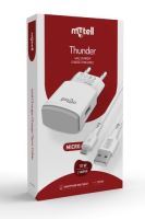 Mytell Micro MY-C10 Thunder 2in1 2000 mAh Charging Set Beyaz Gri - 3