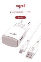 Mytell Type C MY-C10 Thunder 2in1 2000 mAh Charging Set Beyaz Gri - 2